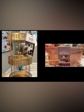Lot of 2 Vanity Makeup Organizers NWT